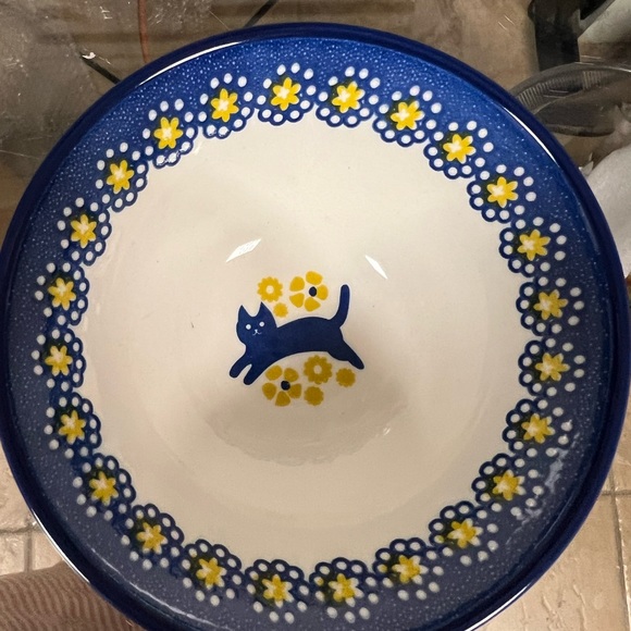 Cat ceramic platter, plate or bowl - Picture 7 of 7